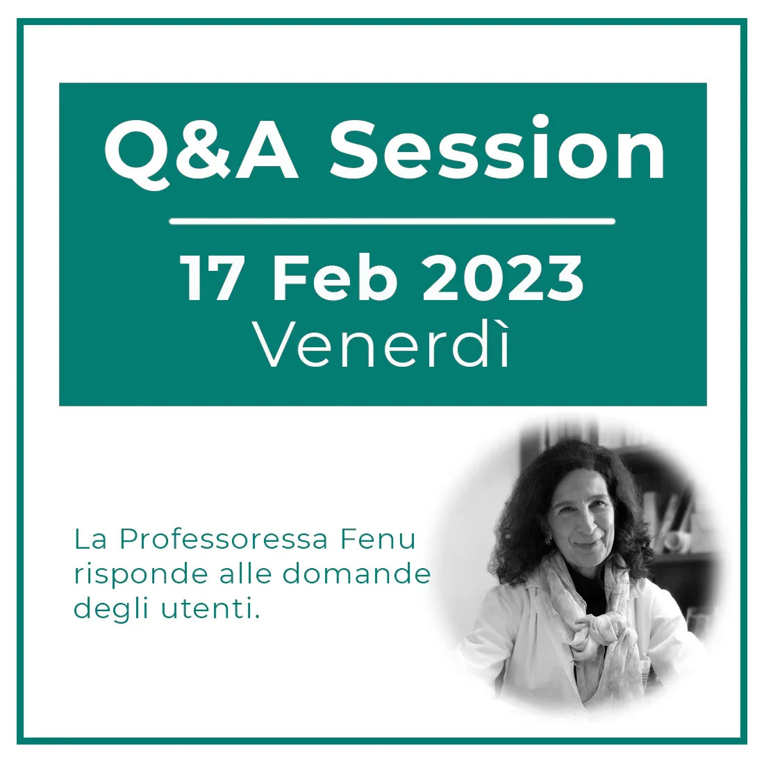 Sessione 1 di Q&A: Venerdì 17 Febbraio 2023